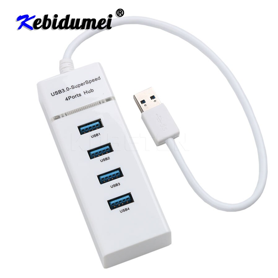 4 Ports High Speed HUBs Hi-Speed 4 Port USB 3.0 Multi HUB Splitter Expansion For Desktop PC Laptop Adapter USB HUB