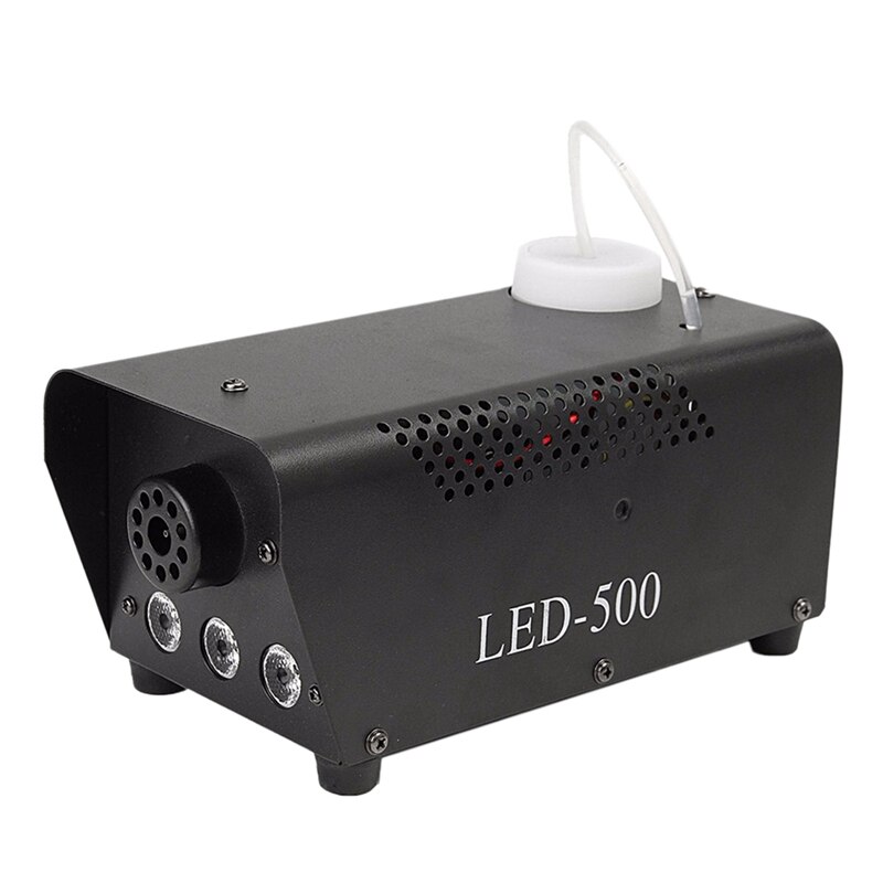 Contrôle sans fil Led 500W brouillard fumée Machine à distance rvb couleur éjecteur de fumée Led Dj fête scène lumière fumée lanceur ue Plug
