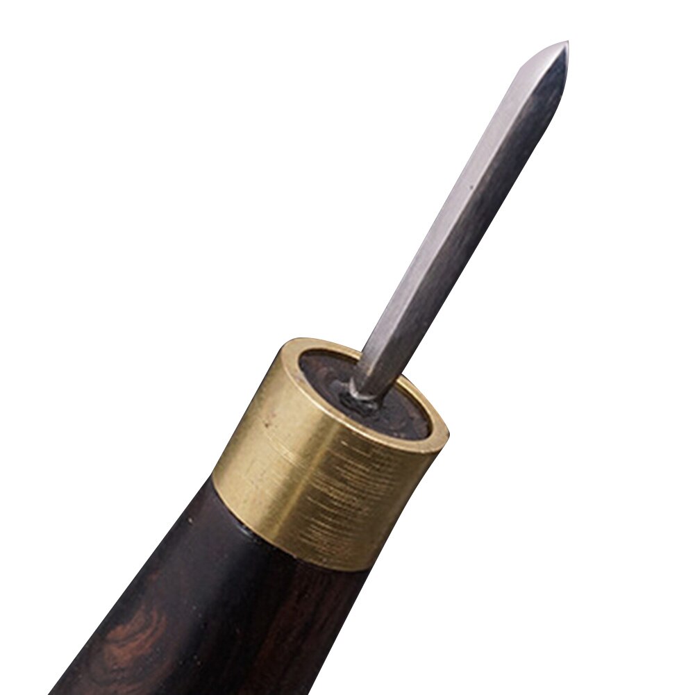 Leathercraft Needle Tool Leather Craft Awl Hand Sewing Tool Leather Edge Slicker Kit Awl Hole Puncher Positioning Drill Tools