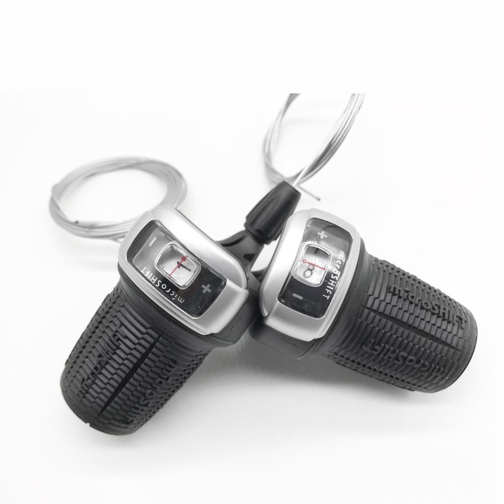 microSHIFT Mountain 3X8 Speed Twist Type shifter Triple Index With visual window Bike Derailleur Twist Grip Gear