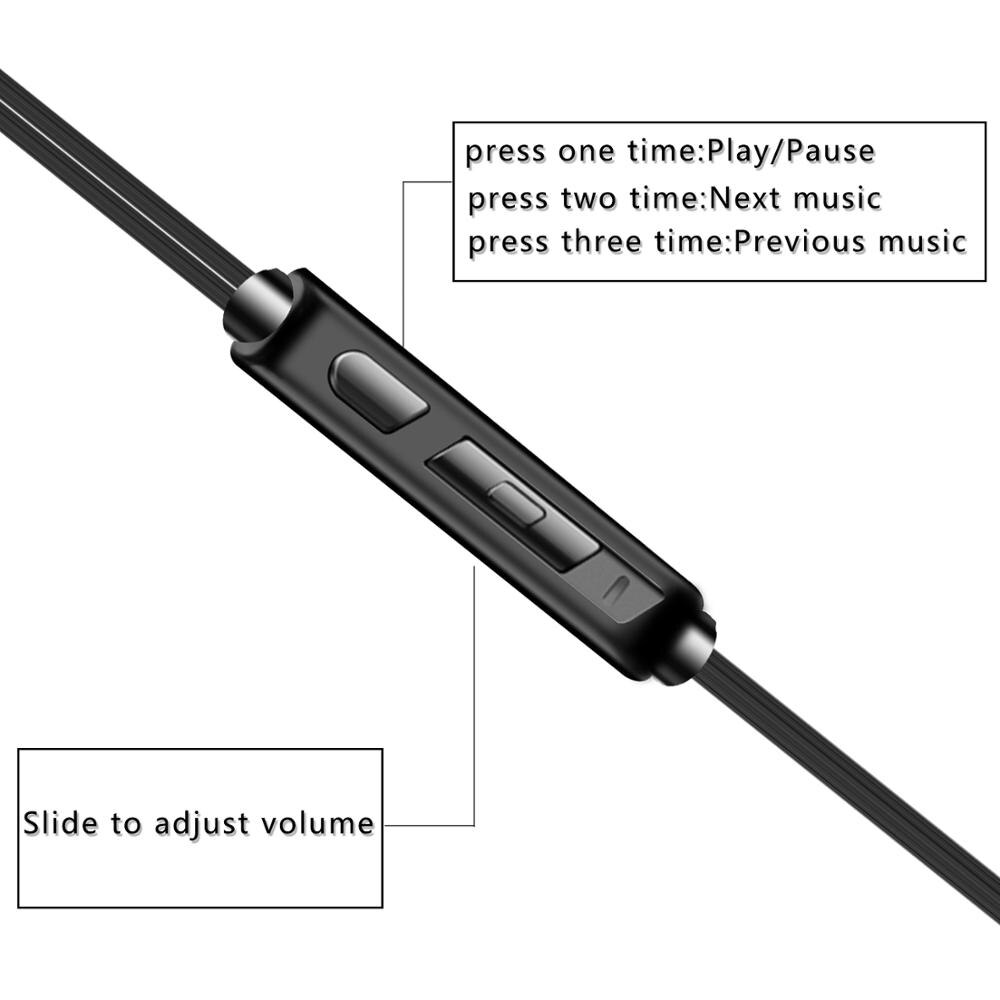 VPB A8 wired metal earbuds soundproof, high-definition, with microphone, computer headset and call headset