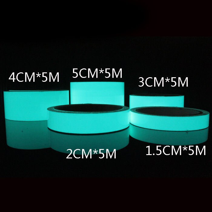 3M/Rol Lichtgevende Tape Zelfklevende Glow Waarschuwing Tape In De Dark Muursticker Tape Fluorescerende Emergency sticker Home Decoratie: Army Green