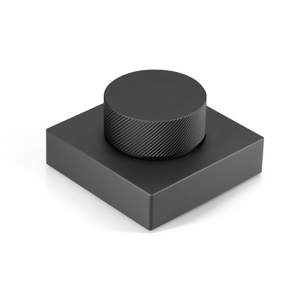 Reverse Direction/ANTICATER Custom Volume Knob Aluminum Alloy CNC Bluetooth Mini Keyboard: Dark Grey