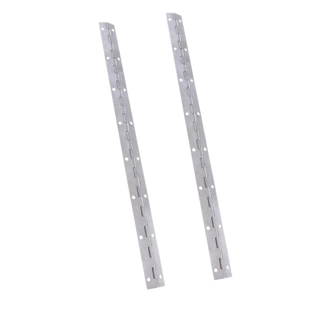 2pcs 15inch X1inch Boat Piano Hinge Stainless Marine Deck &amp; Cabin Hardware