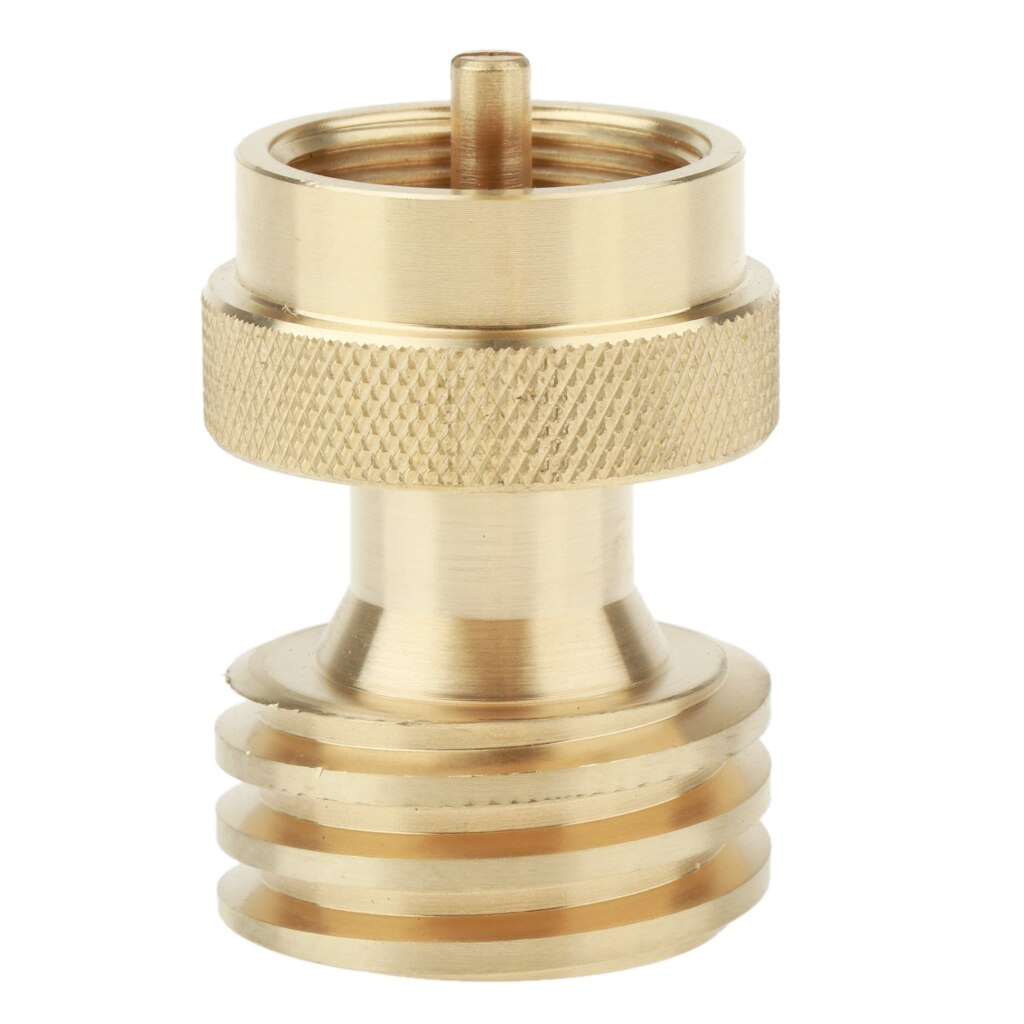 Universal Brass Gas Steel Bottle Propane Tank Adapter Converter Connector