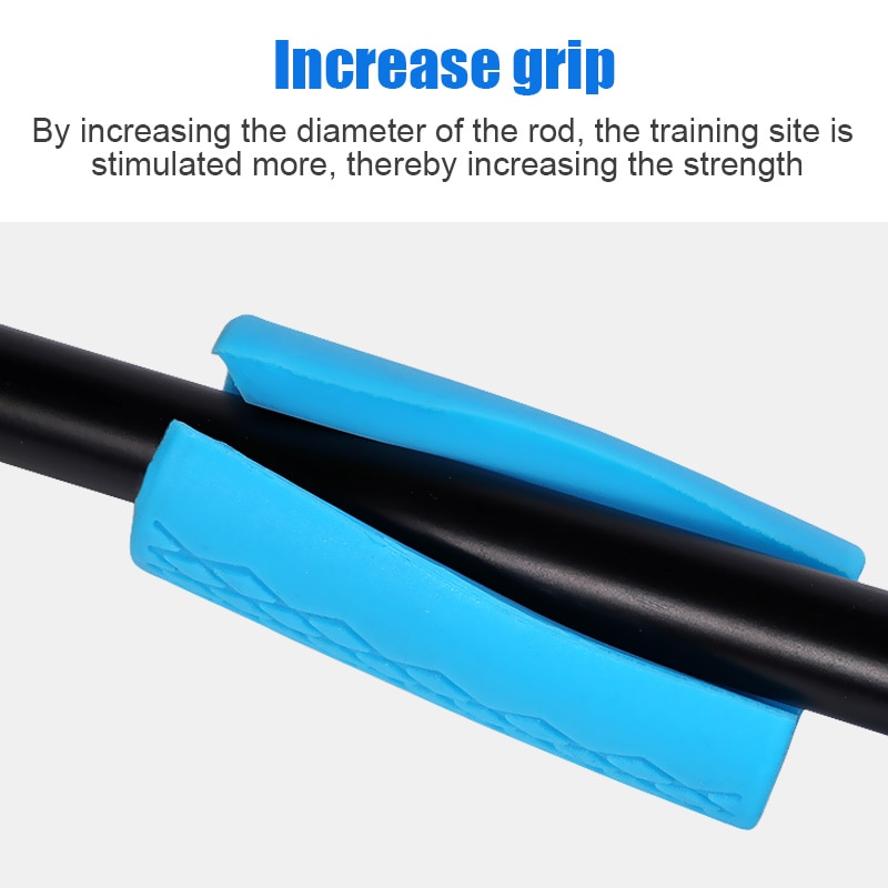 1 paio manopole con manubri bilanciere maniglie a barra spessa Kettlebell Grasso presa supporto per sollevamento pesi silicone antiscivolo proteggi pad