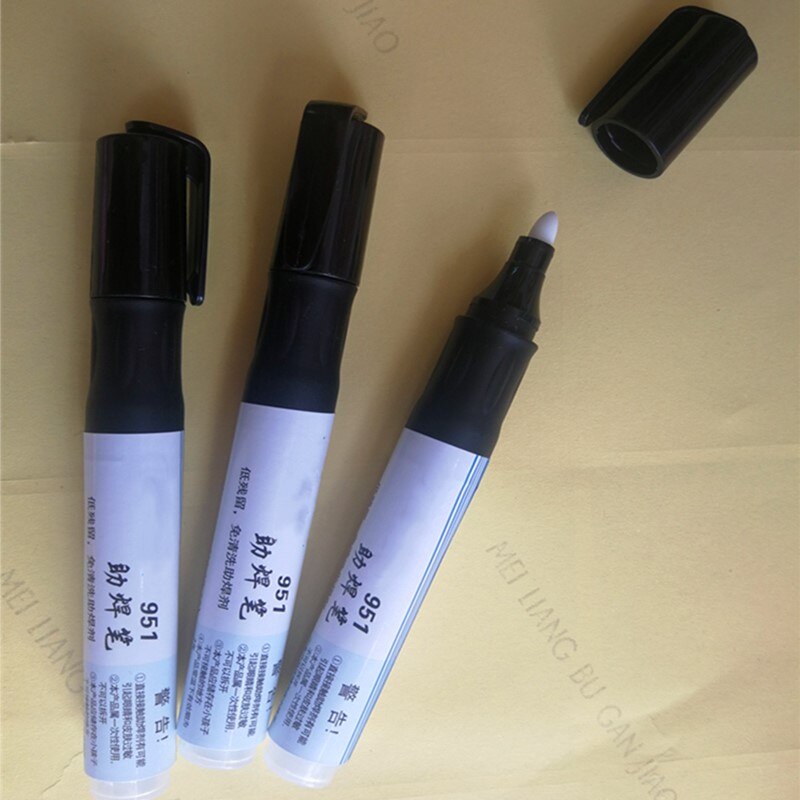 1PC 951 10ml Soldering Rosin Flux Pen Low-Solid Non-clean For Surface Mount Soldering Solar Panel DIY Power Panel Supplies