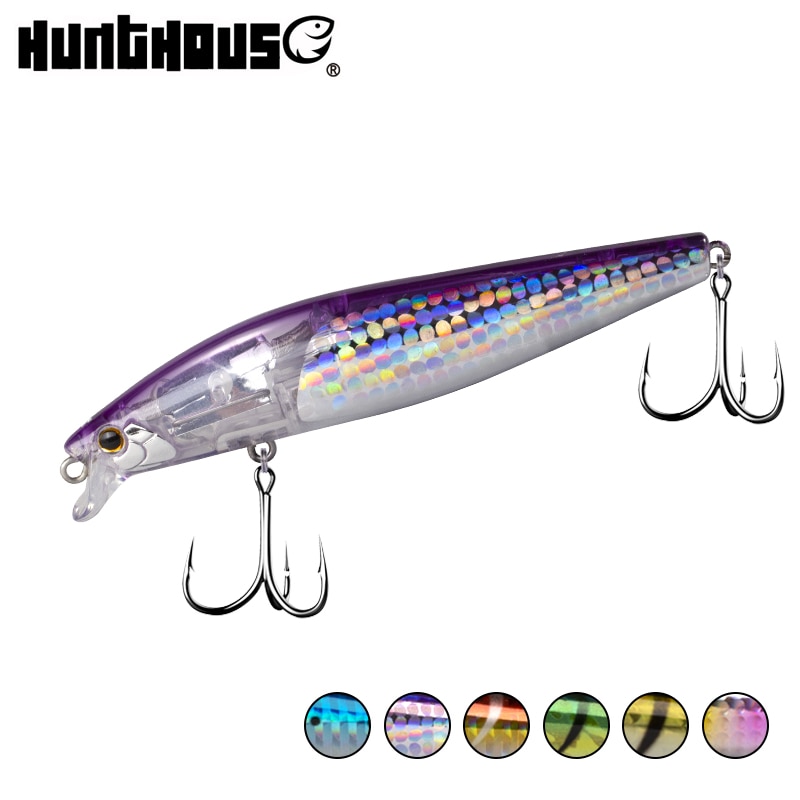 Hunthouse woblere fiskeri lokker 99mm 15g flash boost minnow lokker wolfram vægt system flydende lokkemad dybde 0.1-0.3m