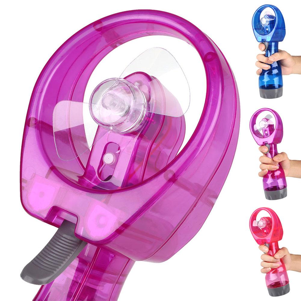 ABS Mini Handheld Portable Handheld Fan Water Spray Fan Screwdriver Misting Mini Fan Mist Cooling Summer Handhold