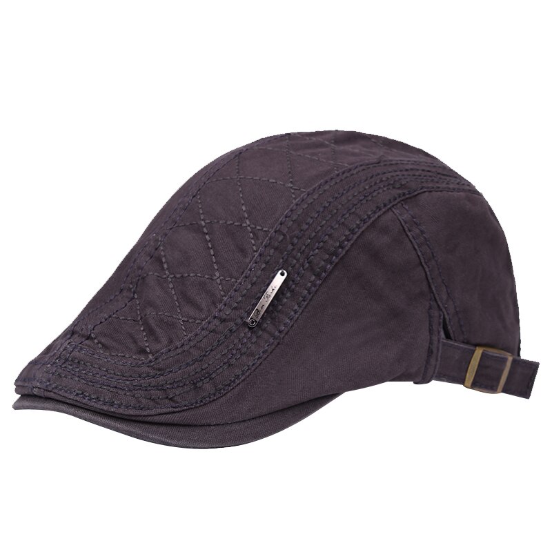 Boina plana a la para hombre, gorro plano de que combina con todo, de newsboy, retro, informal, pintor, novedad de