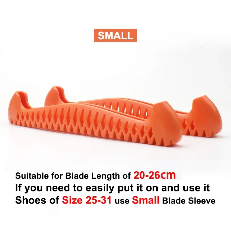 1 Pair Ice Hockey Figure Skate Blade Covers Adjustable TPU Material Ice Skate Blade Guards Ice Knife Blade Guard Skate Protector: Red