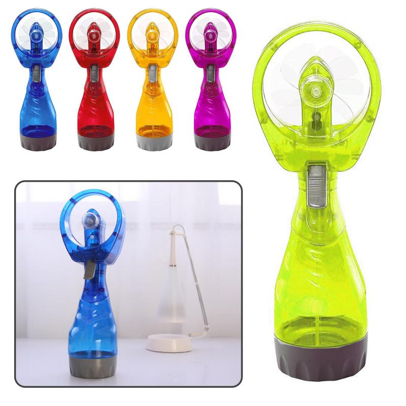 Portable Hand held Cooling Cool Water Spray Misting Fan Cover Mist Travel Beach summer mini electric fans spraying water toys