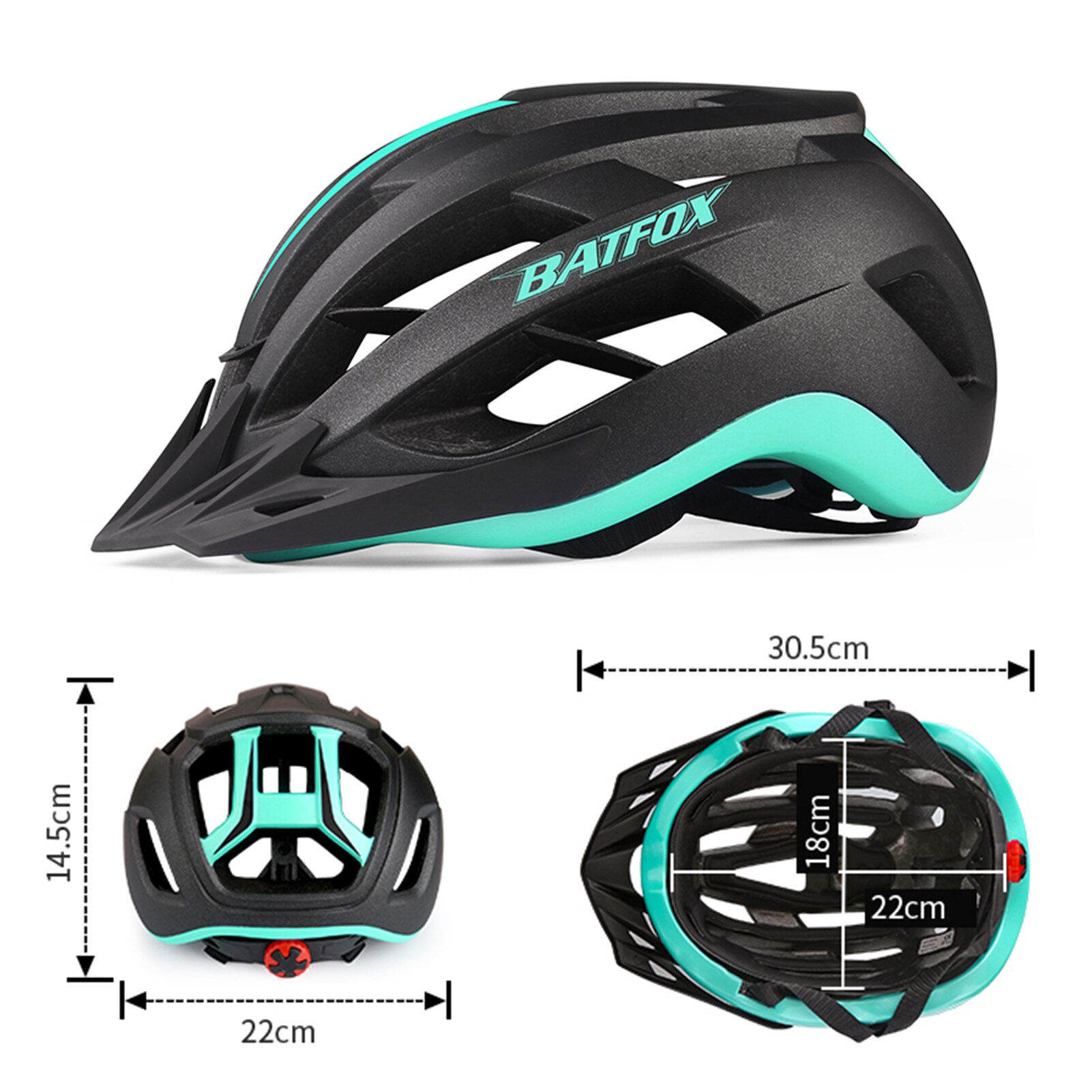 Ultralight Helmet Riding Helmet Adjustable Cool Mountain Bike Helmet Skateboard Helmet Hard Hat Outdoor Cycling Equipment