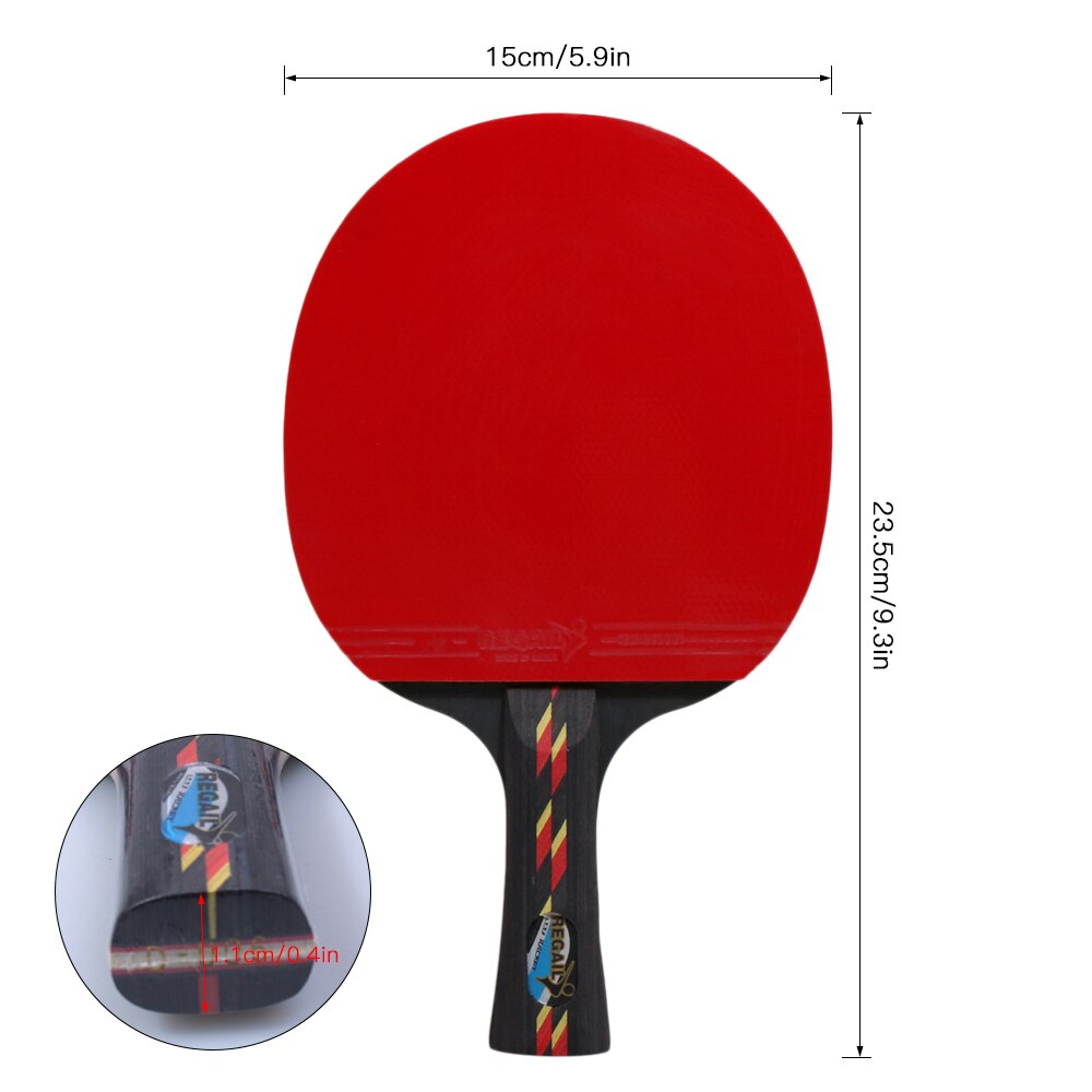 Ping Pong Paddle Table Tennis Racket Long Handle Ping Pong Bat Ping Pong Racket Set Training Kit Table Tennis Racket Set