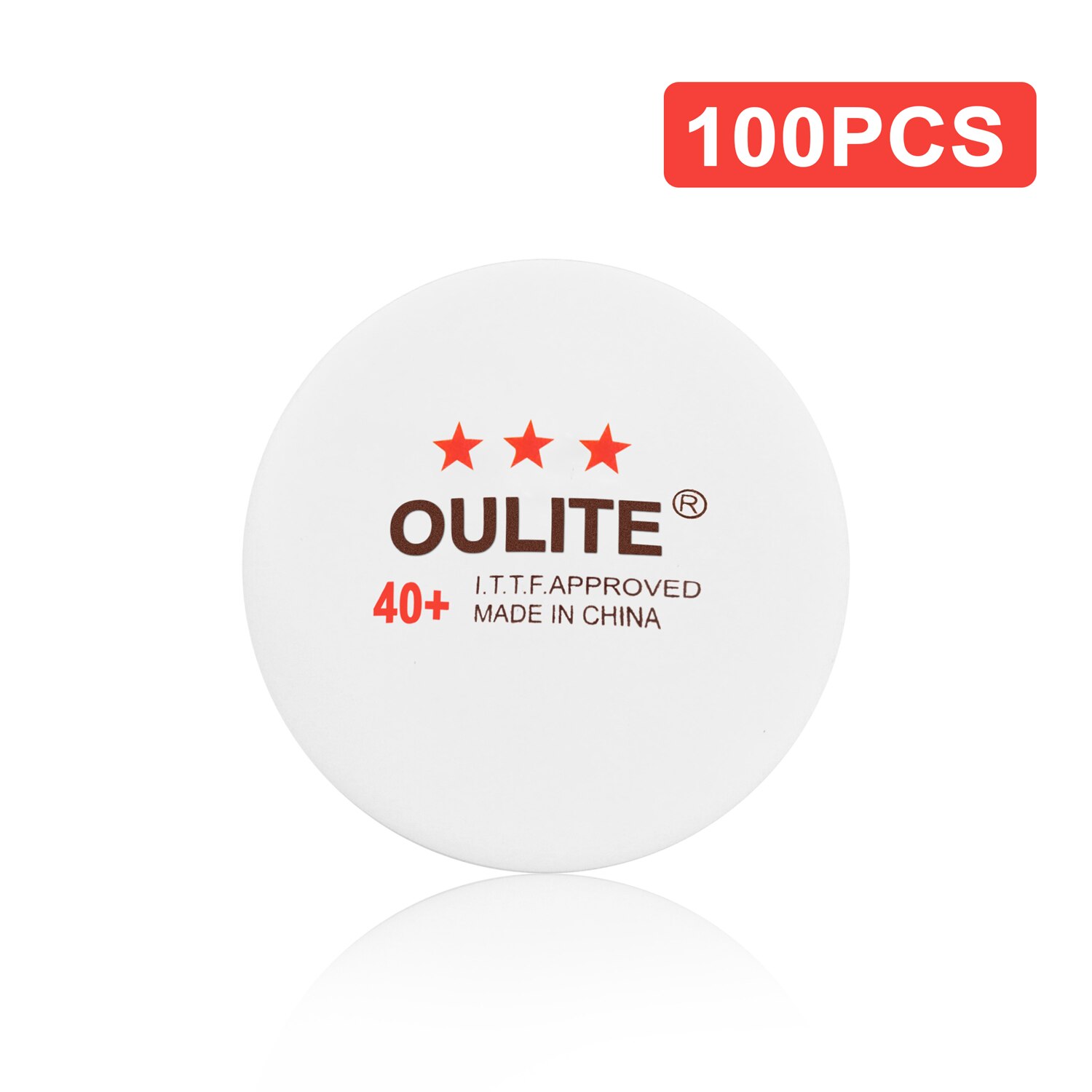 100 Uds 40mm pelotas de entrenamiento de tenis de mesa caja práctica de rebote alto pelota de práctica de tenis Pelotas de Ping Pong