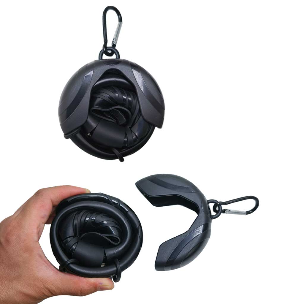 Oprolbare siliconen snorkel Zwemmen Zwemmen Snorkel met hangende gesp Comfortabele beademingsslang voor snorkelen