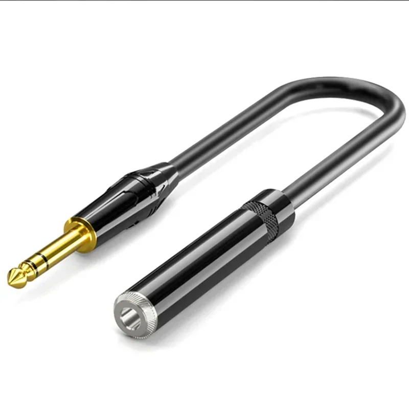 6.35mm Audio Extension Cable 1/4inch TRS Male To Female Adapter Stereo Cable for Headphone Microphone Amplifier Mixer Speaker