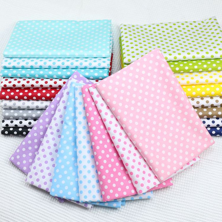 Stippen bedrukte 100% katoenen stof per meter, doe-het-zelf patchwork, dekbeddoek, beddengoed deken, laken, kussen decor, dikke quilt, Tilda