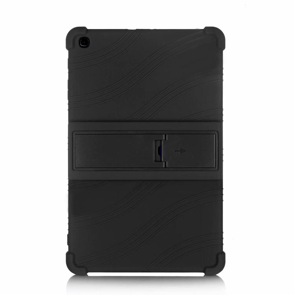 Case for Samsung Galaxy Tab A 10.1 SM-T510 T515 Tablet Case Stand Cover for Samsung Galaxy Tab A 10.1 Funda Capa Case: Black