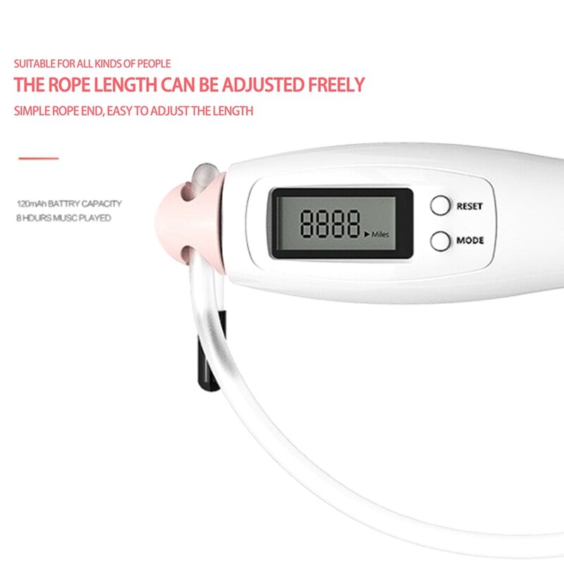 Cordless Jump Ropes Smart Electronic Digital Wireless Skip Rope Calorie Consumption Fitness Body Building Exercise