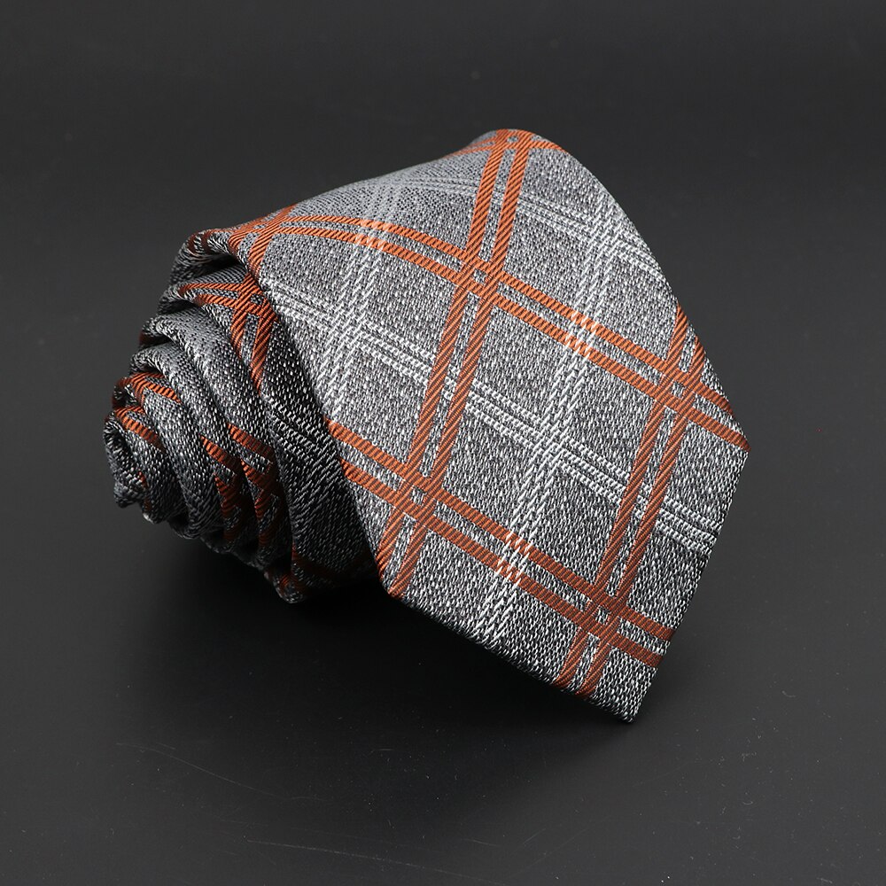 Neue männer Klassische Plaid Krawatte Luxus Streifen 8cm Jacquard Krawatte Alle-Spiel Krawatte Für Geschäft Hochzeit Party täglichen Verschleiß Zubehör: 17