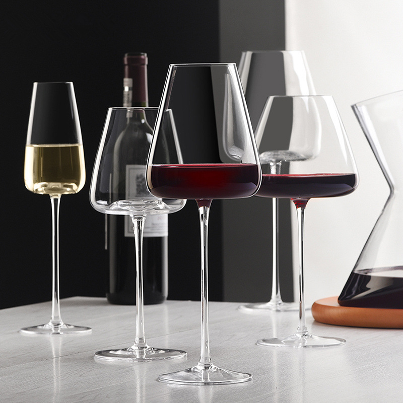 Ultra-thin 650ML/550ML Crystal Burgundy Wine Glass Handmade Red Wine Glass Household Goblet Large Belly Tasting Wine Glass