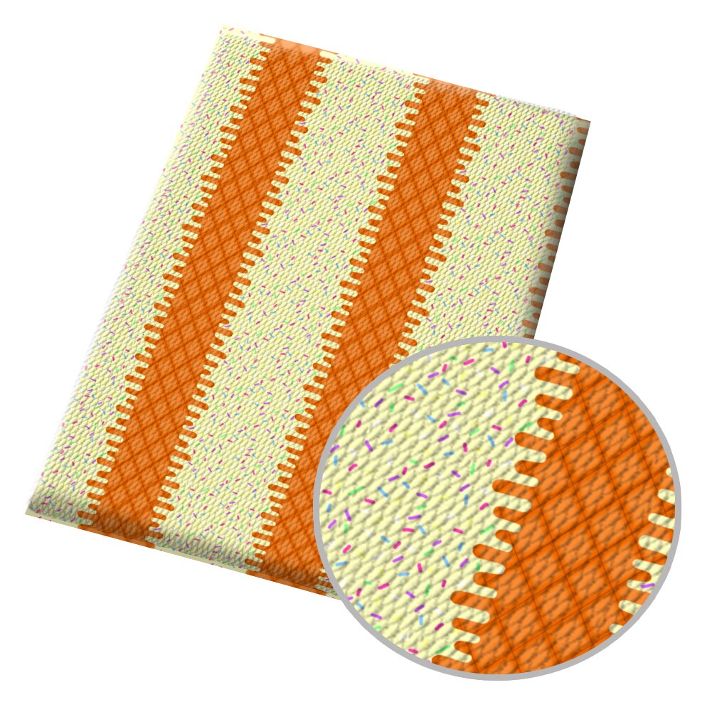 Bubble Fabric Textile Sewing Cloth Fabrics Printed Ice-cream Designs DIY Craft Dress Apparel Sewing Supplies 50*145cm: BL1112