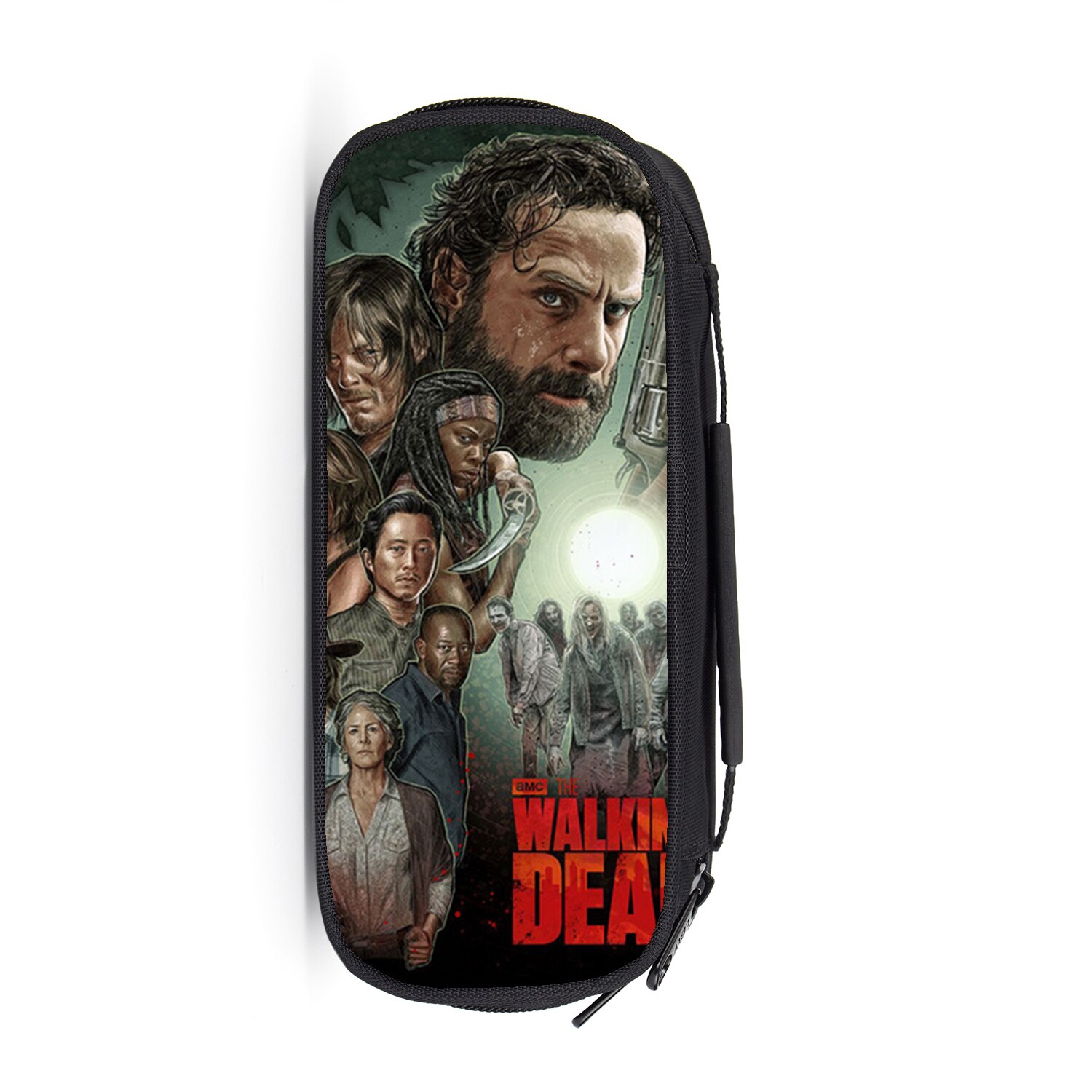 The Walking Dead Pencil Case Boys Girls Pencil Pouch Multifunction Sotrage Bags Children School Stationery Bag Kids Wallet: 008