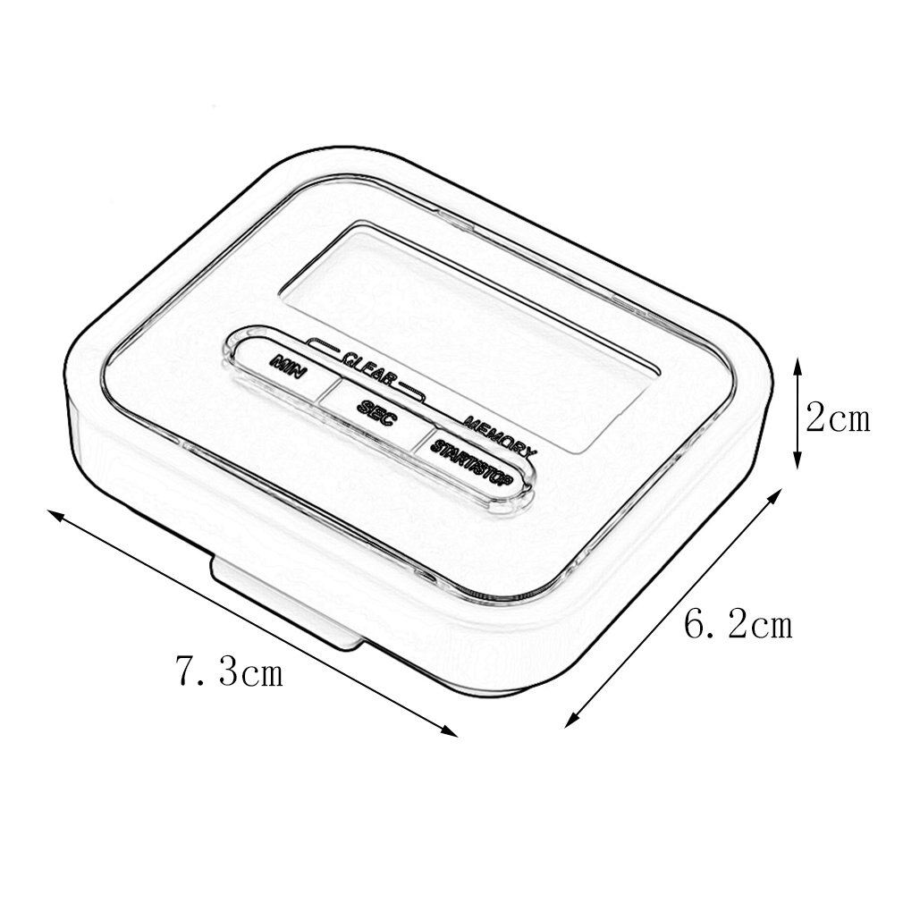 Large Multifunction LCD Kitchen Cooking Timer Count-Down Up Clock Loud Alarm Magnetic Brand