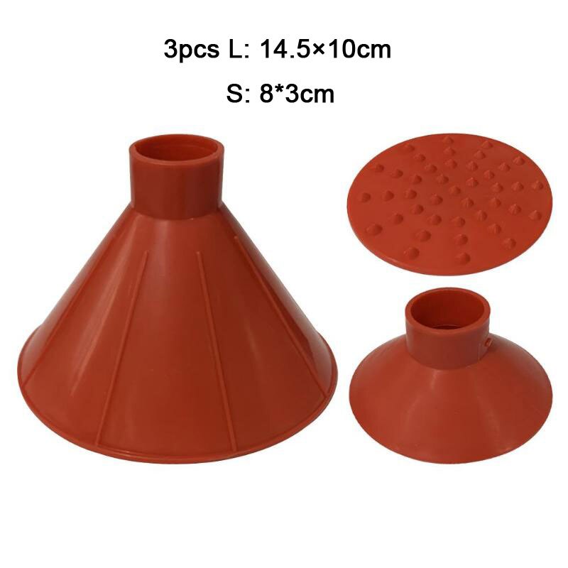 Auto Car Magic Window Windshield Car Ice Scraper Shaped Funnel Snow Remover Deicer Cone Deicing Tool Scraping