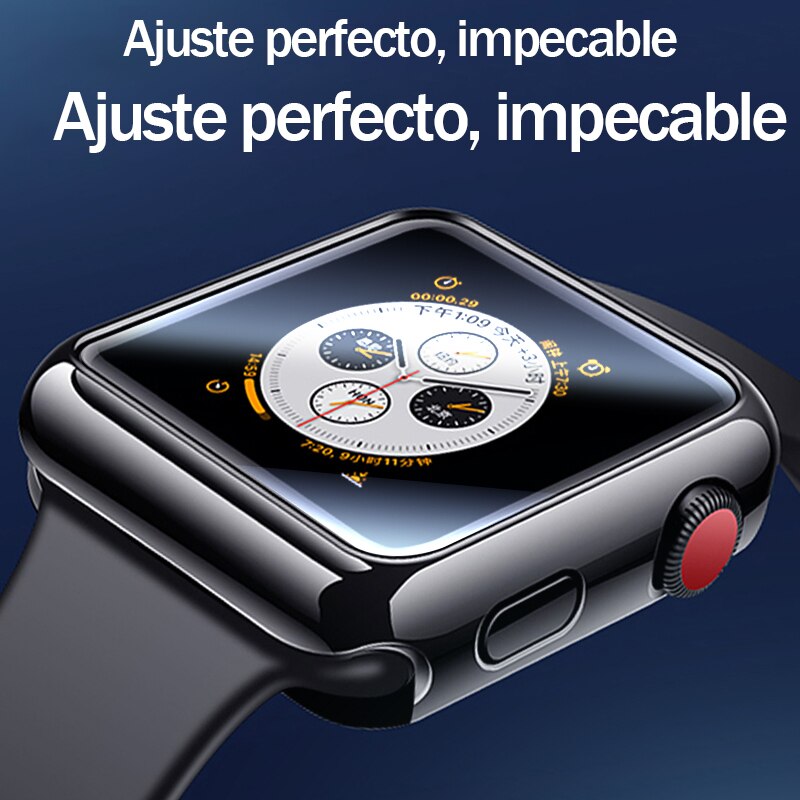 Schokbestendig Case Voor Apple Horloge 6 44Mm 40Mm Volledige Dekking 42Mm 38Mm Horloge Screen Protector Accessoires voor Iwatch Serie 5 4 3 2 1