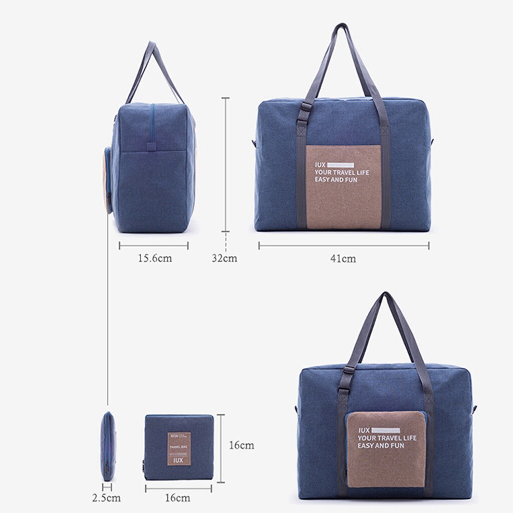 Grote Capaciteit Opvouwbare Reistas Unisex Nylon Handige Reistas Handbagage Tas Waterdicht En Slijtvaste Opslag tas