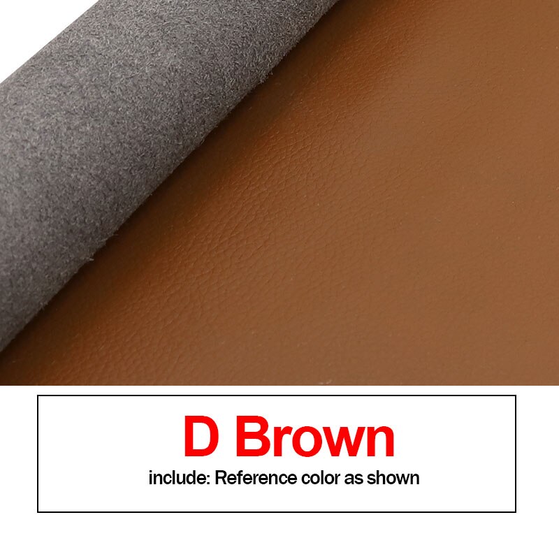 Microfiber Leer Milieuvriendelijke Litchi Grain Pu Leer Voor Diy Meubels Lederen Art Materiaal Handgemaakte Zitkussen Levert: Brown / 135x50cm