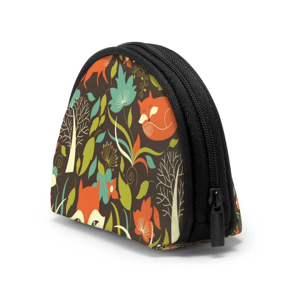 Kvinders pung kort kvinder pung pung punge til kvinde kortholder lille dame pung kvindelig jungle ræv søde planter