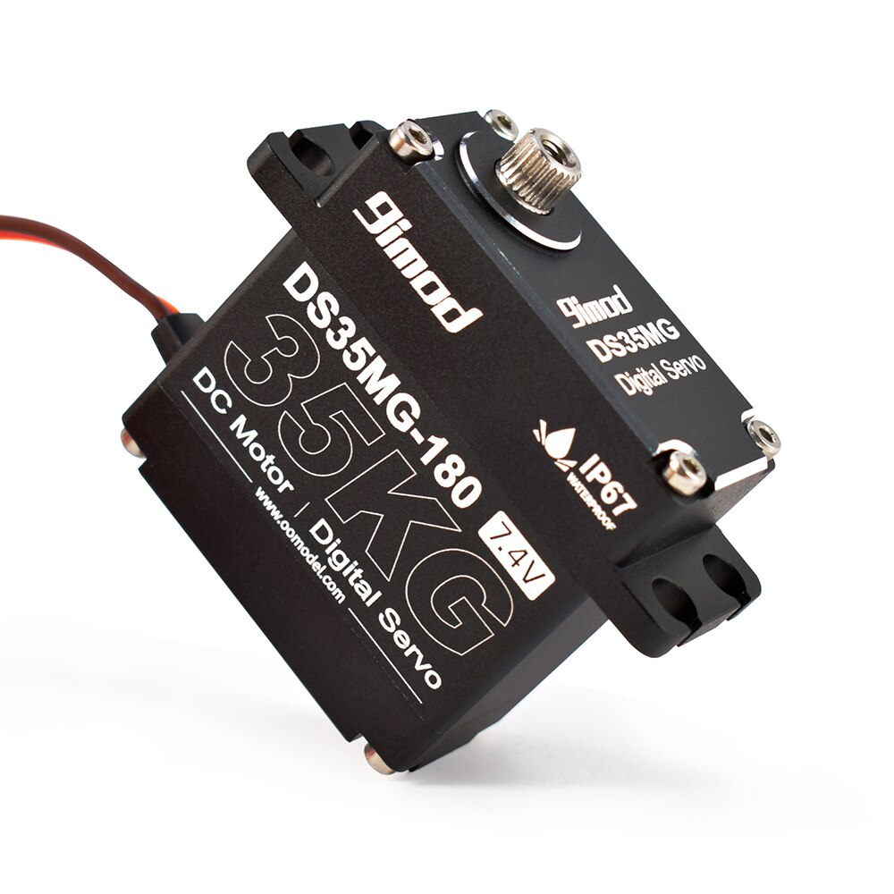 9Imod DS35MG 35Kg Waterpoof Servo 180 °/270 ° Volledige Aluminium Case Rvs Gear High Torque voor 1/6 1/8 1/10 1/12 Rc Auto Diy