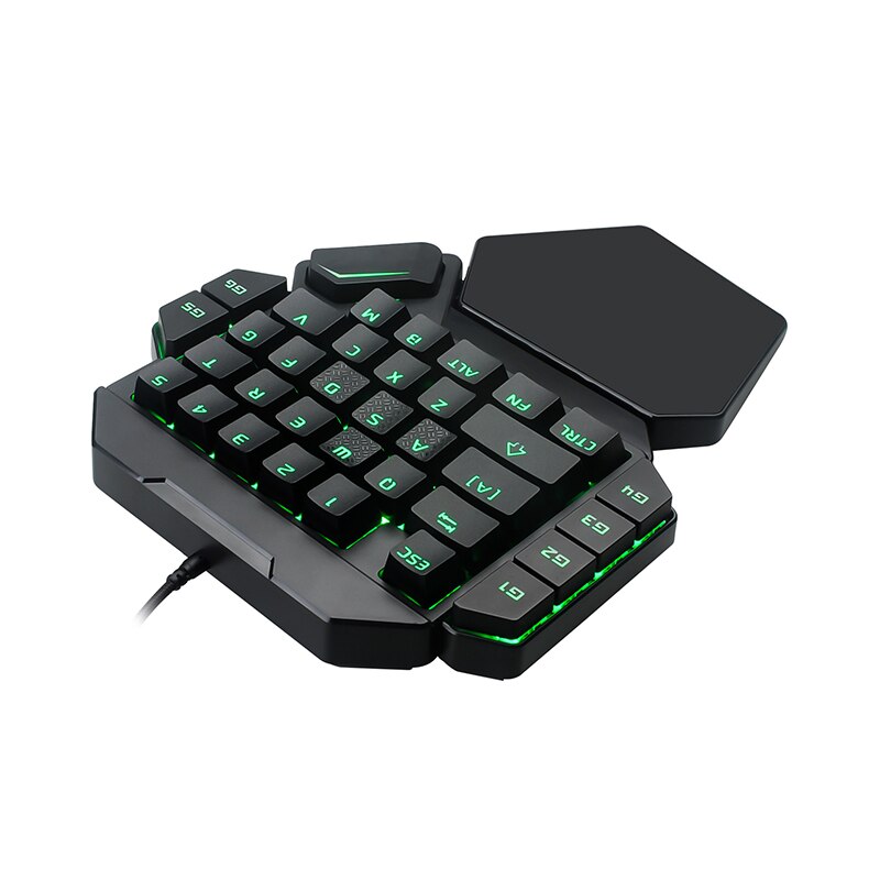 XNCORN-Teclado mecánico K50 de una mano para teléfono, teclado externo para juego móvil, PC, interfaz USB