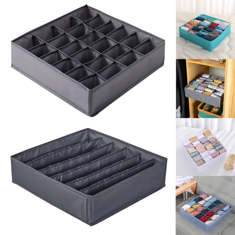 24 Grids Sok Organizer Boxs Opvouwbare Kast Lade Organisatoren Kleding Kasten Ondergoed Onderbroek Beha Opbergdoos