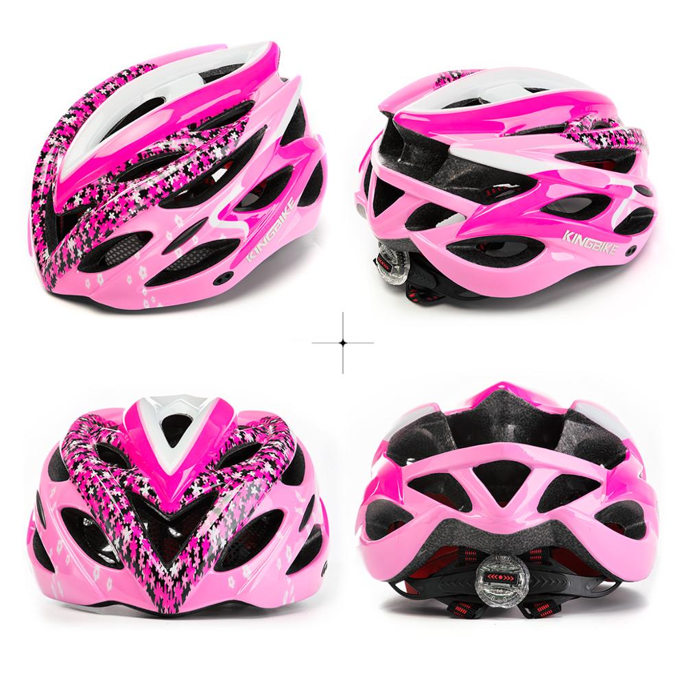 KINGBIKE Cycling MTB Road Helmet Bicycle Women Men Integrally-molded Ultralight Helmet Cycling Helmet Light pc capacete ciclismo