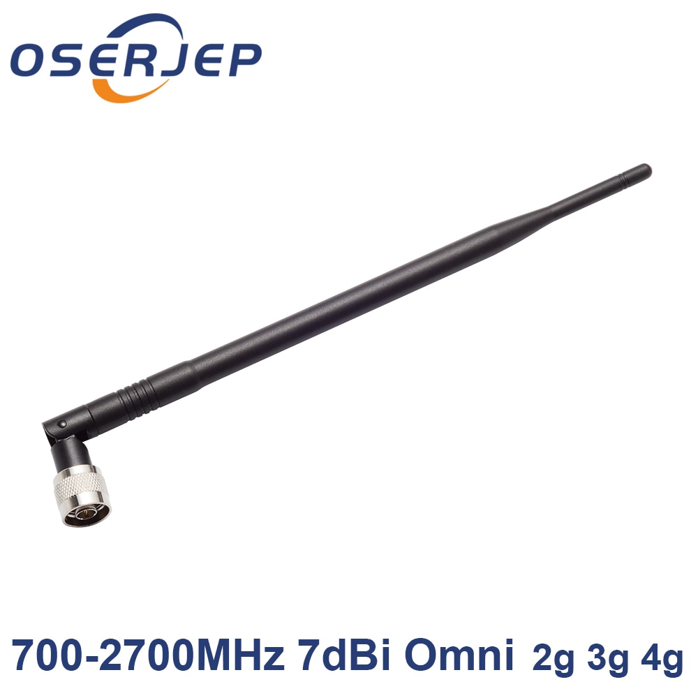 N-Male Connector 700~2700MHz Whip Antenna omni directional antenna for CDMA & GSM & DCS & AWS & WCDMA & LTE Signal Booster