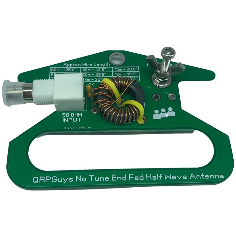 DIY Portable No Tune End Fed Half Wave Antenna 50Ohm Single-Band 80M-10M End-Feed Half-Wave Linear Antenna: Default Title