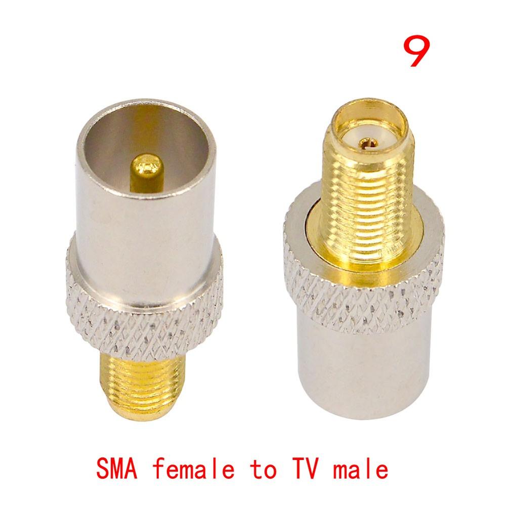 433Mhz antena GSM 12dbi SMA męnarty wzmacniacz sygnału + SMA żeńnarty robić BNC TV UHF F męnarty adapter żeńnarty: 9