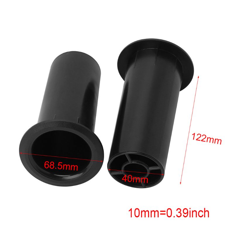 2PCS Speaker Port Tube Bass Reflex Vent Ventilation Connector 4-8\" 50x122mm Subwoofer Woofer Box Accessories