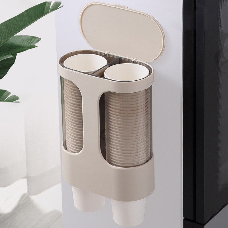 Automatisk vanddispenser kopperholder engangs kopperholder kopper opbevaringshylde sorterer papir kopper automatiske kopperfjerner