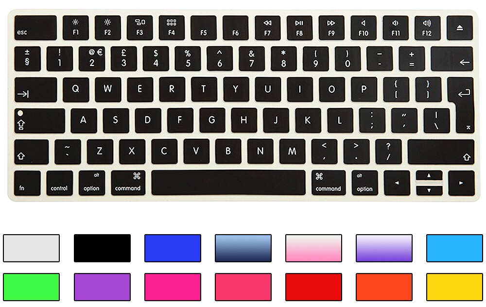 Hrh vedenpitävä eu/uk näppäimistösuojat silikonikuoret suojakalvo apple magicille mla 22b/ a eurooppalainen asettelu