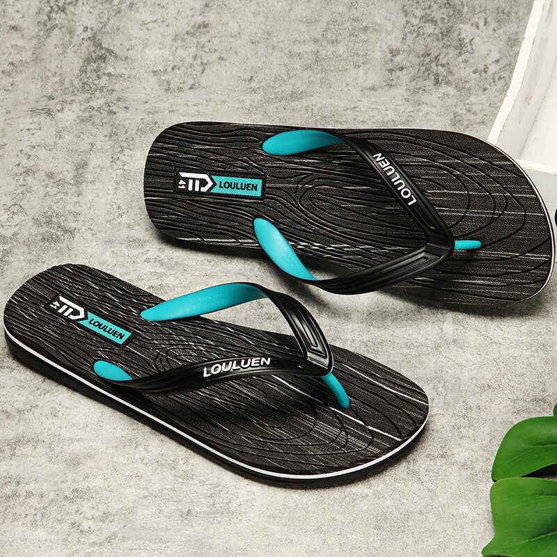 Infradito di marca di alta qualità uomo estate pantofole da spiaggia moda uomo conciso comodo Casual uomo infradito spiaggia all'aperto