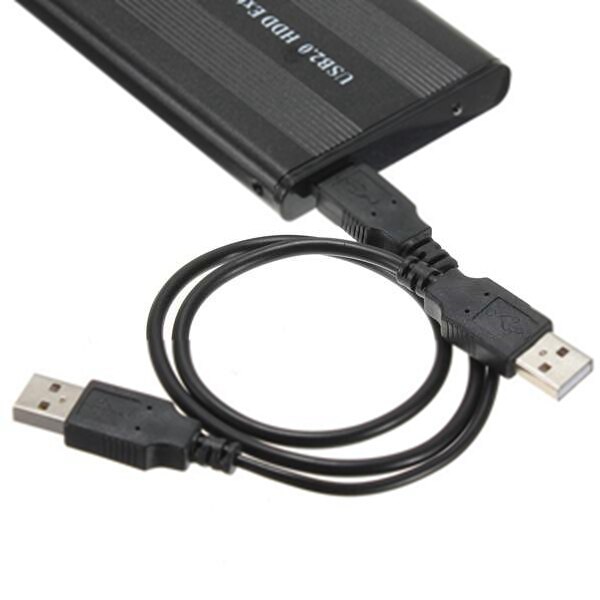 Caja de cierre externo para disco duro delgado de 2,5 pulgadas, adaptador USB SATA S-ATA HDD mc 99 S0228, enviado desde Italia