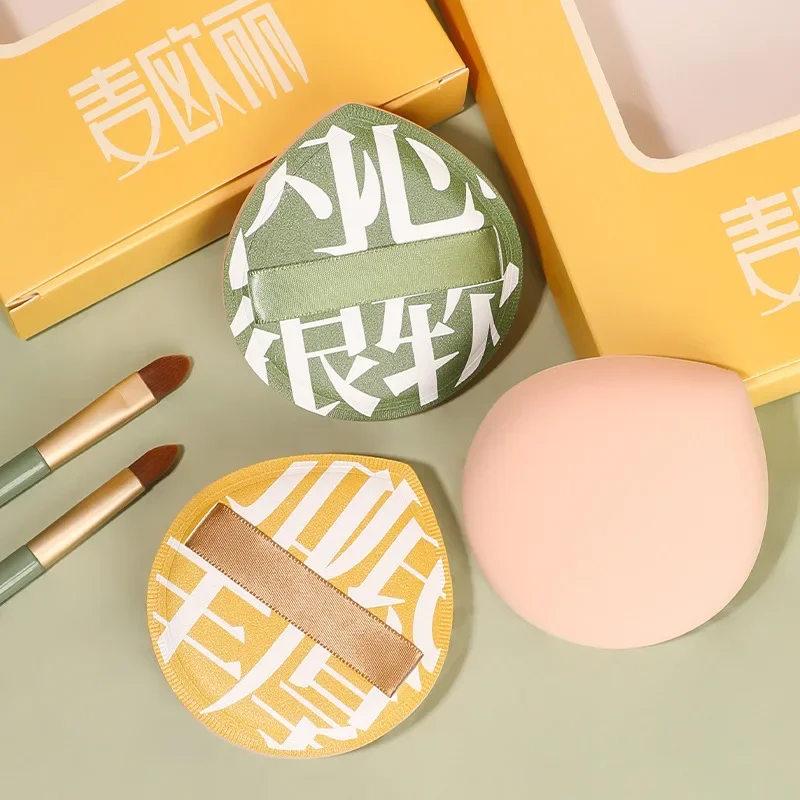 Juego de 9 Uds de esponjas de cosméticos súper suaves, esponja de maquillaje para maquillaje para mujeres, esponja en polvo, accesorios de herramientas de belleza coreana, esponja gigante grande