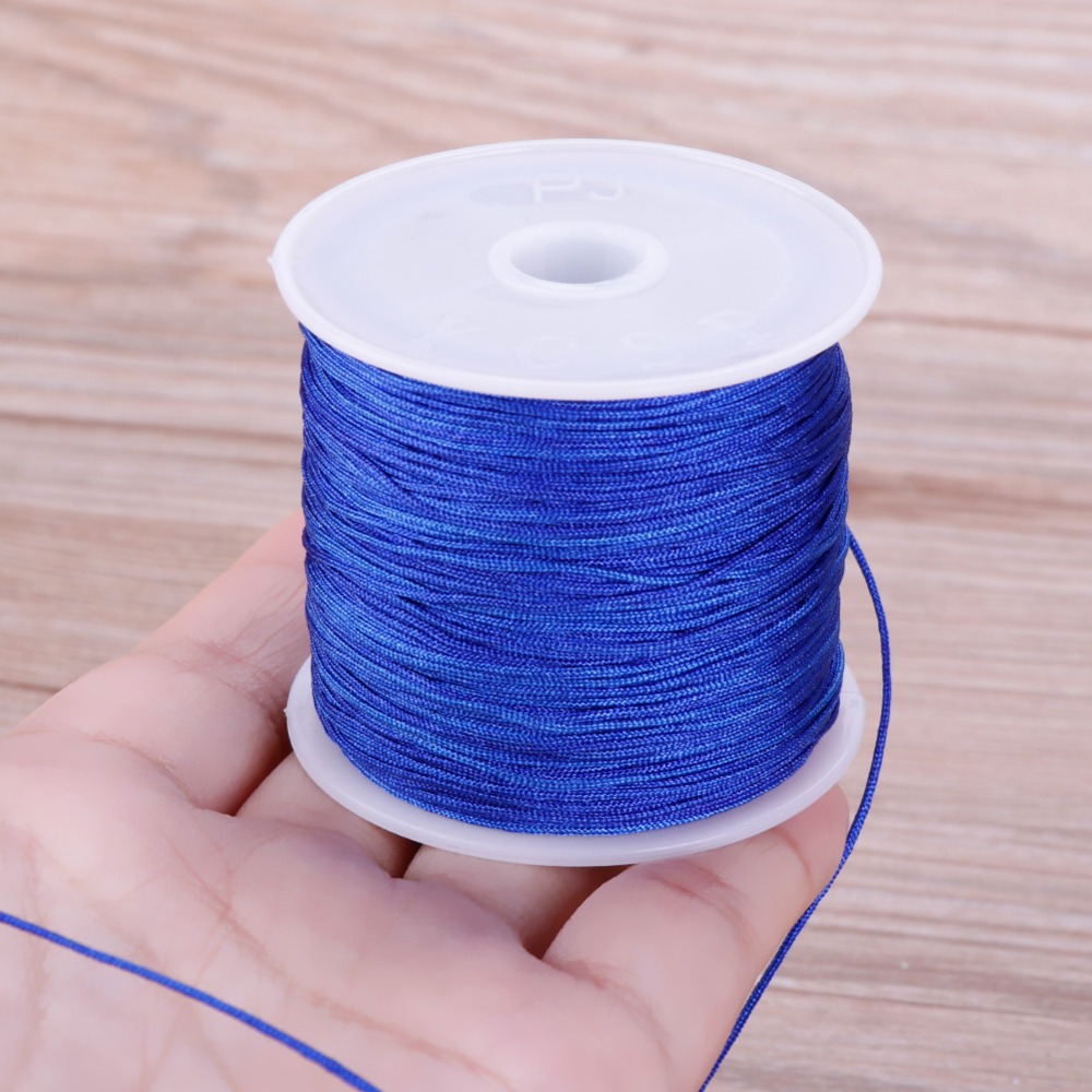 0.8mm 45m/ rulle nylon tråd ledning til armbånd perler halskæde smykker tilbehør gør hjemmelavet gør-det-selv håndværk  #255733