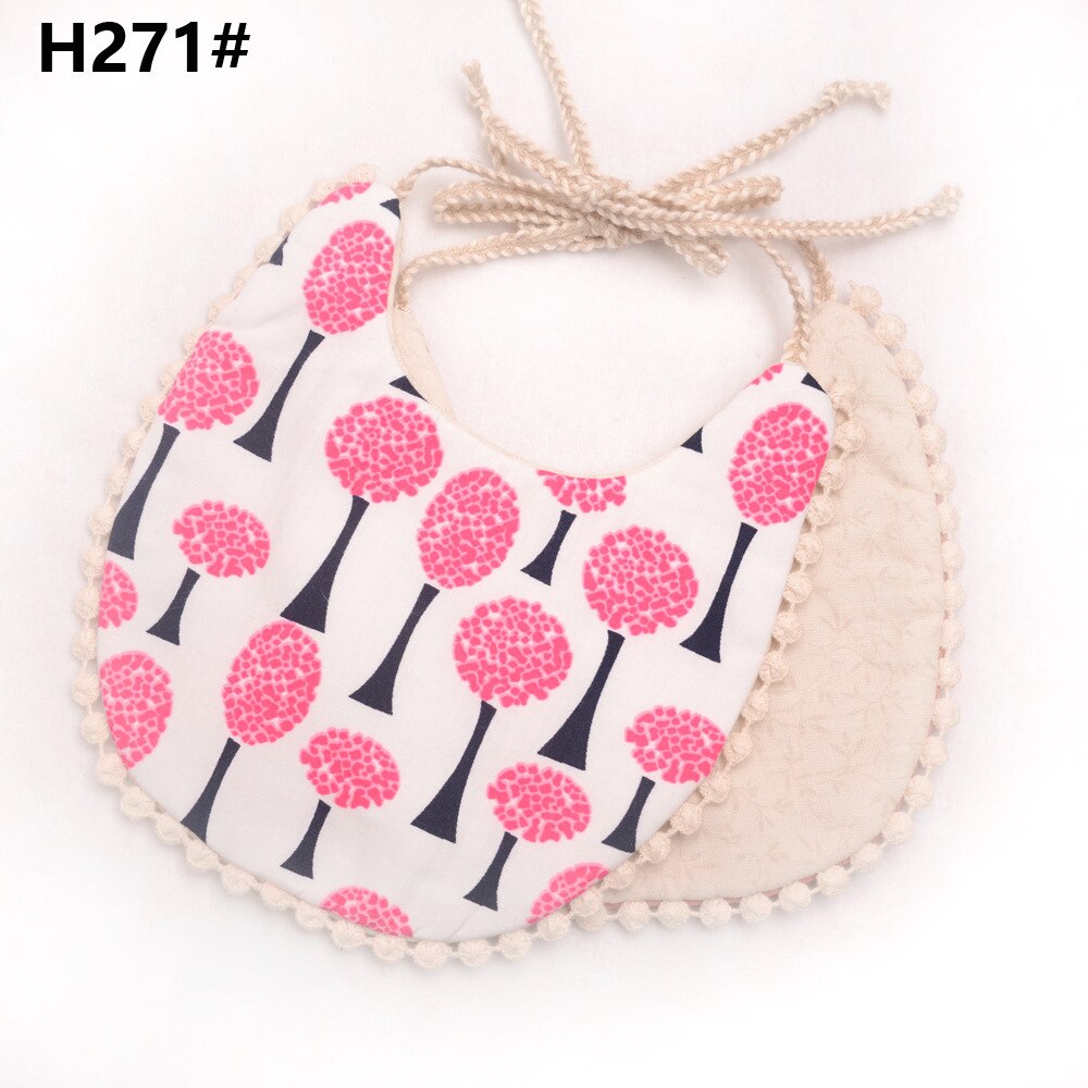Peuter Baby Meisje Jongen Slabbetjes Handdoek Kids Diner Voeden Zachte Dubbeldeks Slabbetjes Burp Doeken: H271