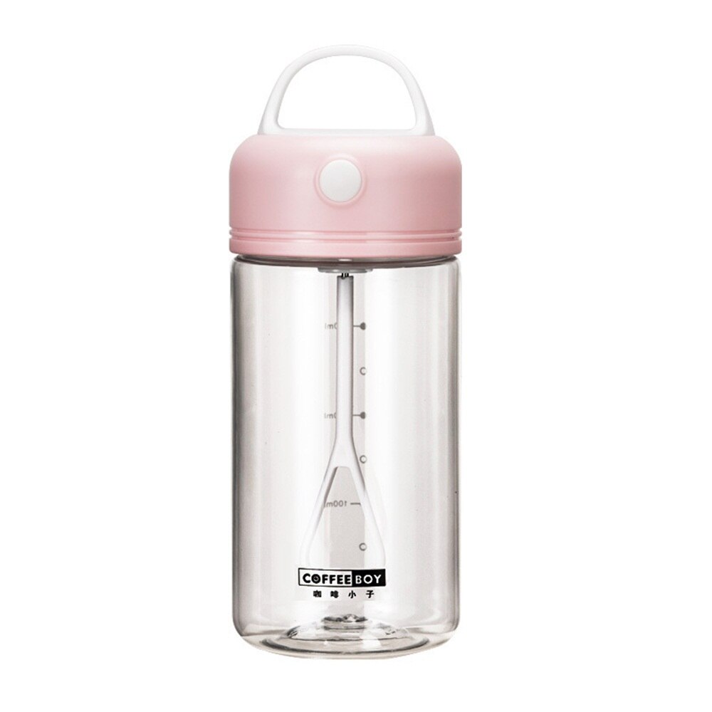 Tasse d'agitation électrique de 380ML, tasse à café en Tritan, à agitation magnétique, bouteille d'eau, ustensile de cuisine: Rose